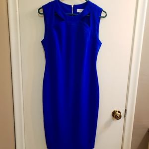 Calvin Klein,size 6, blue dress